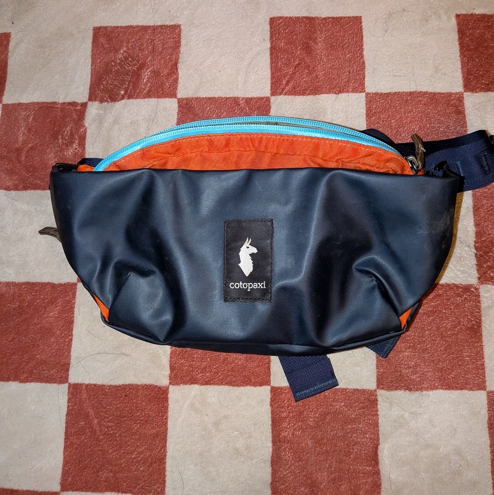 Cotopaxi Navy and Orange Hip Pack